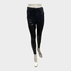 NWT Guess Faux Leather Skinny Pants | Y2K Grunge Moto Glam Size 4